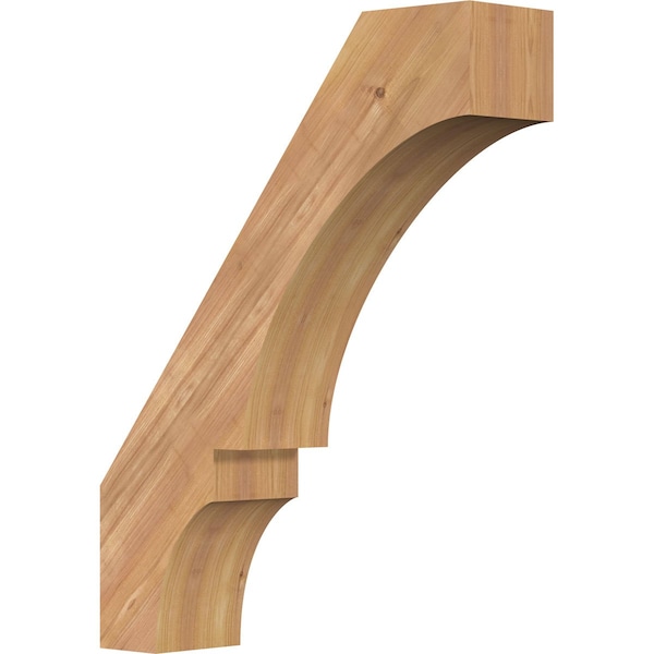 Ekena Millwork 5 1/2"W x 22"D x 28"H Balboa Smooth Knee Brace, Western Red Cedar BRC06X22X28BOA00SWR - main